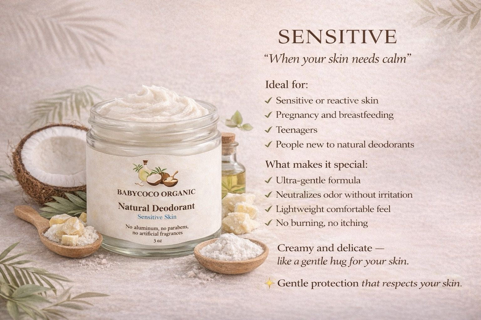 Natural Deodorant | Sensitive Skin