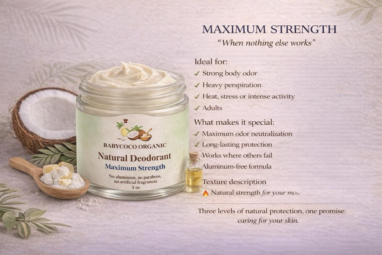 Natural Deodorant | Maximum Strength