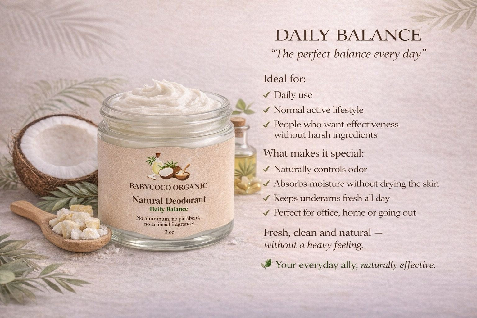Natural Deodorant | Daily Balance