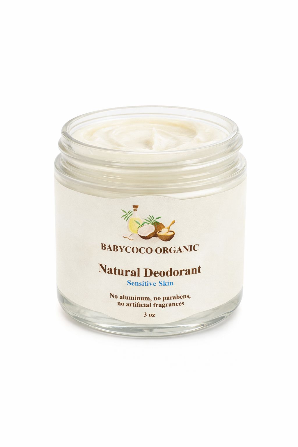 Babycoco Natural Deodorant – Sensitive Skin